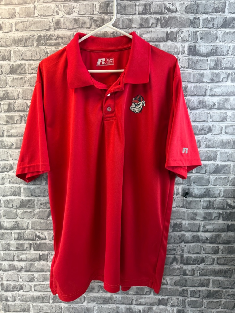 Georgia Bulldogs Russell Athletic Red Polo